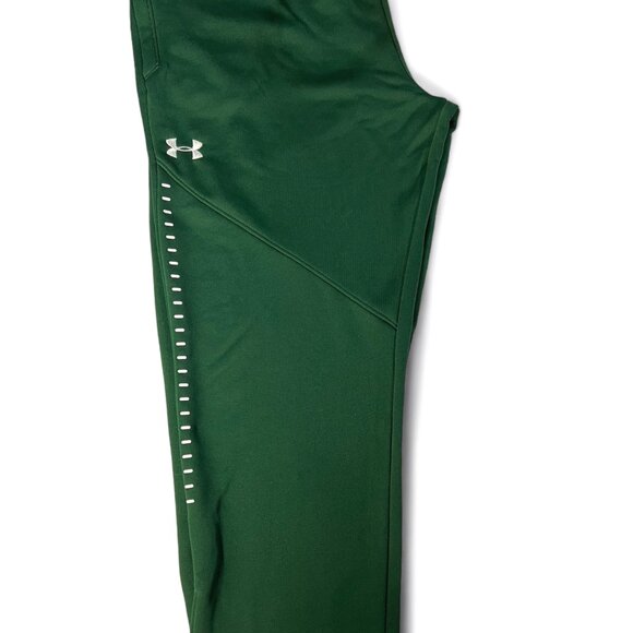 Under Armour Women's Forest Green Qualifier Hybrid Warm-Up Pant - Size SMALL NWT - Picture 3 of 7